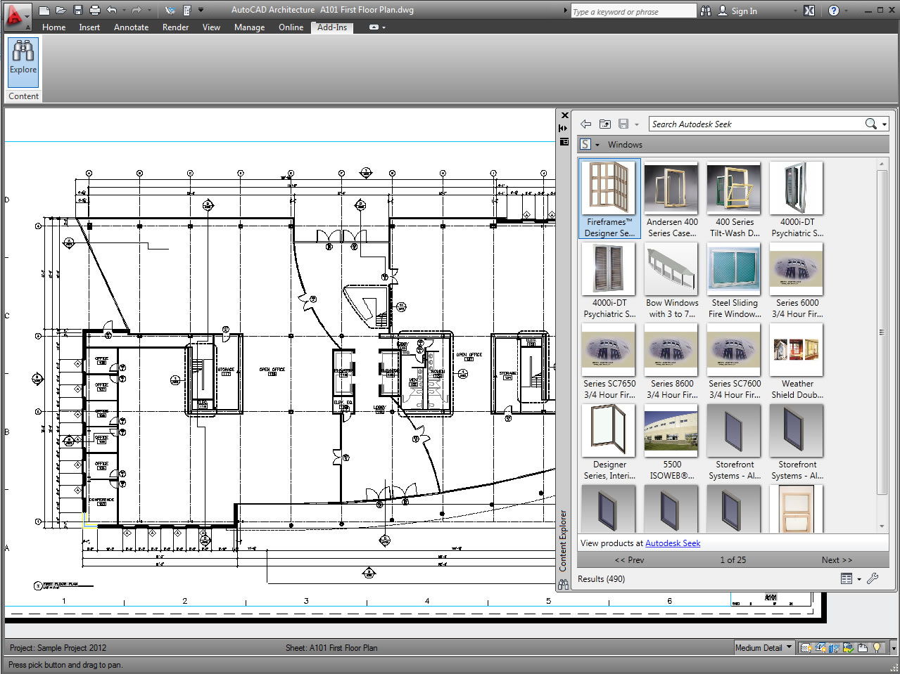 Автодеск AUTOCAD архитектура